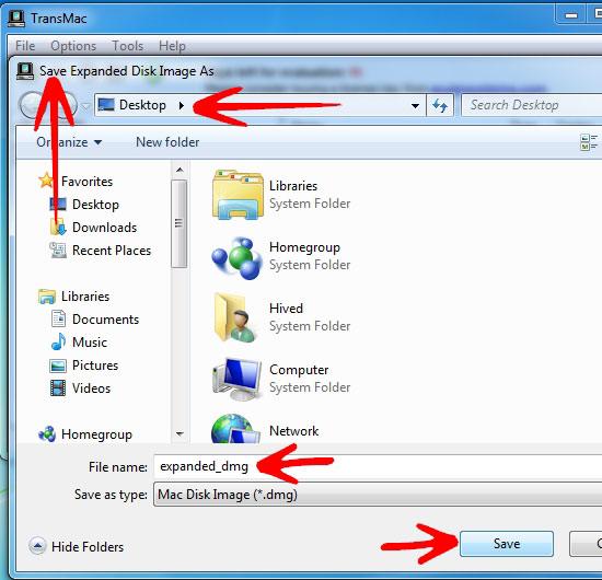 Program to open dmg files on windows